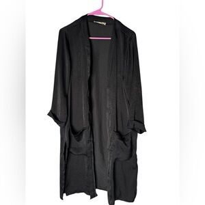 Molly Green Long Duster Black